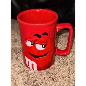 Red M&M Character Mug Coffee Cup Officially Licensed Mars Product 2008